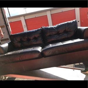 Dark Brown Couch (hardly used)